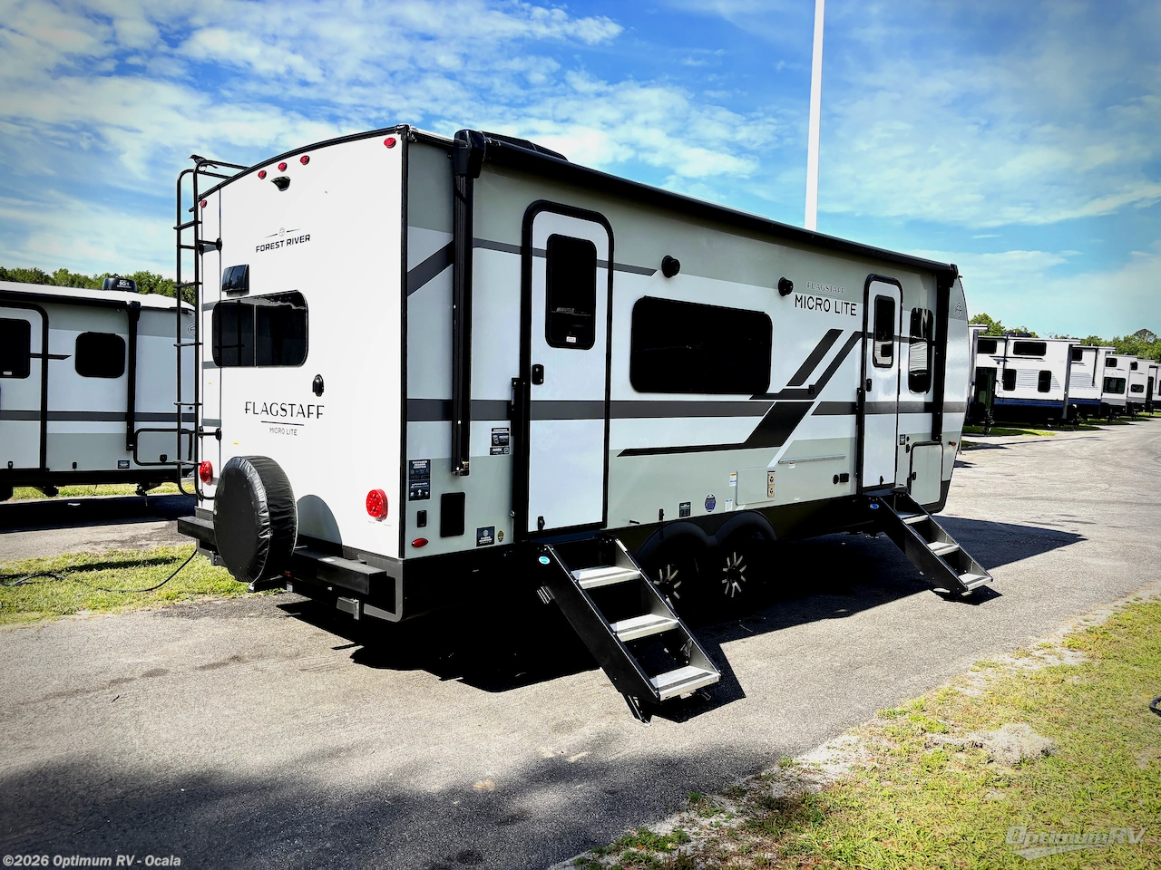 2026 Forest River Flagstaff Micro Lite 25SRK - New Travel Trailer For Sale by Optimum RV - Ocala in Ocala, Florida features Awning, Slideout