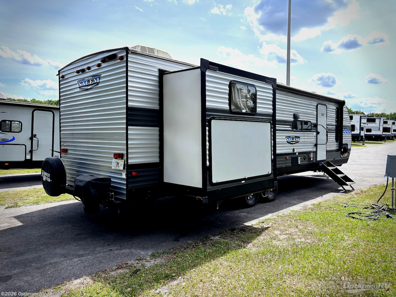 2022 Forest River Salem 31KQBTS - Used Travel Trailer For Sale by Optimum RV - Ocala in Ocala, Florida features Awning, Slideout