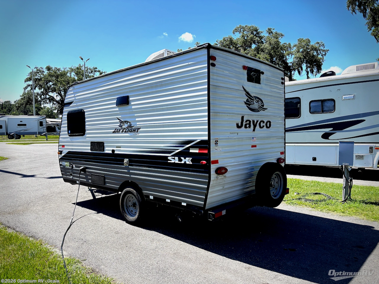 2022 Jayco Jay Flight SLX 7 154BH - Used Travel Trailer For Sale by Optimum RV - Ocala in Ocala, Florida features Awning