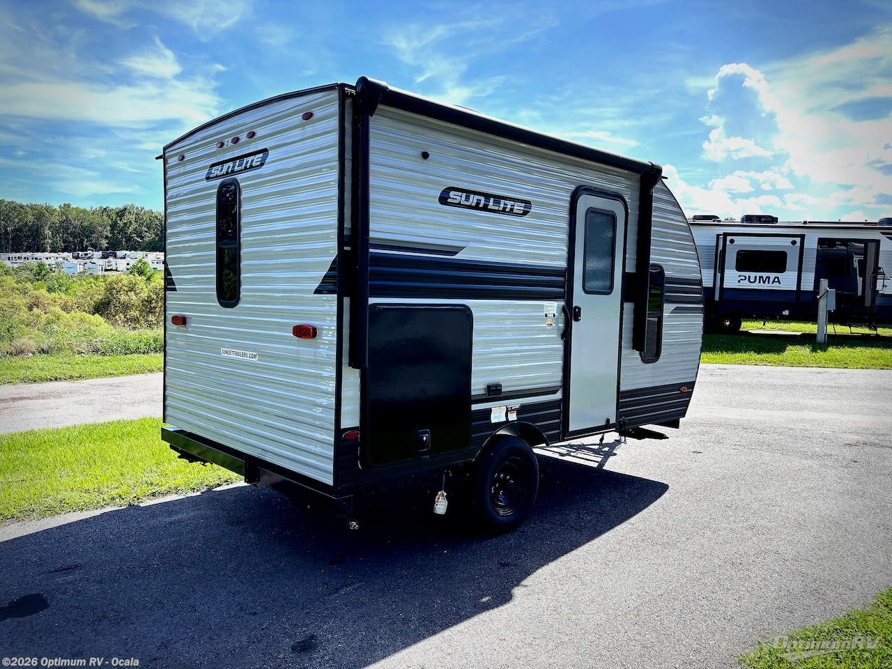 2026 Sunset Park RV Sun Lite 14RB - New Travel Trailer For Sale by Optimum RV - Ocala in Ocala, Florida features Awning