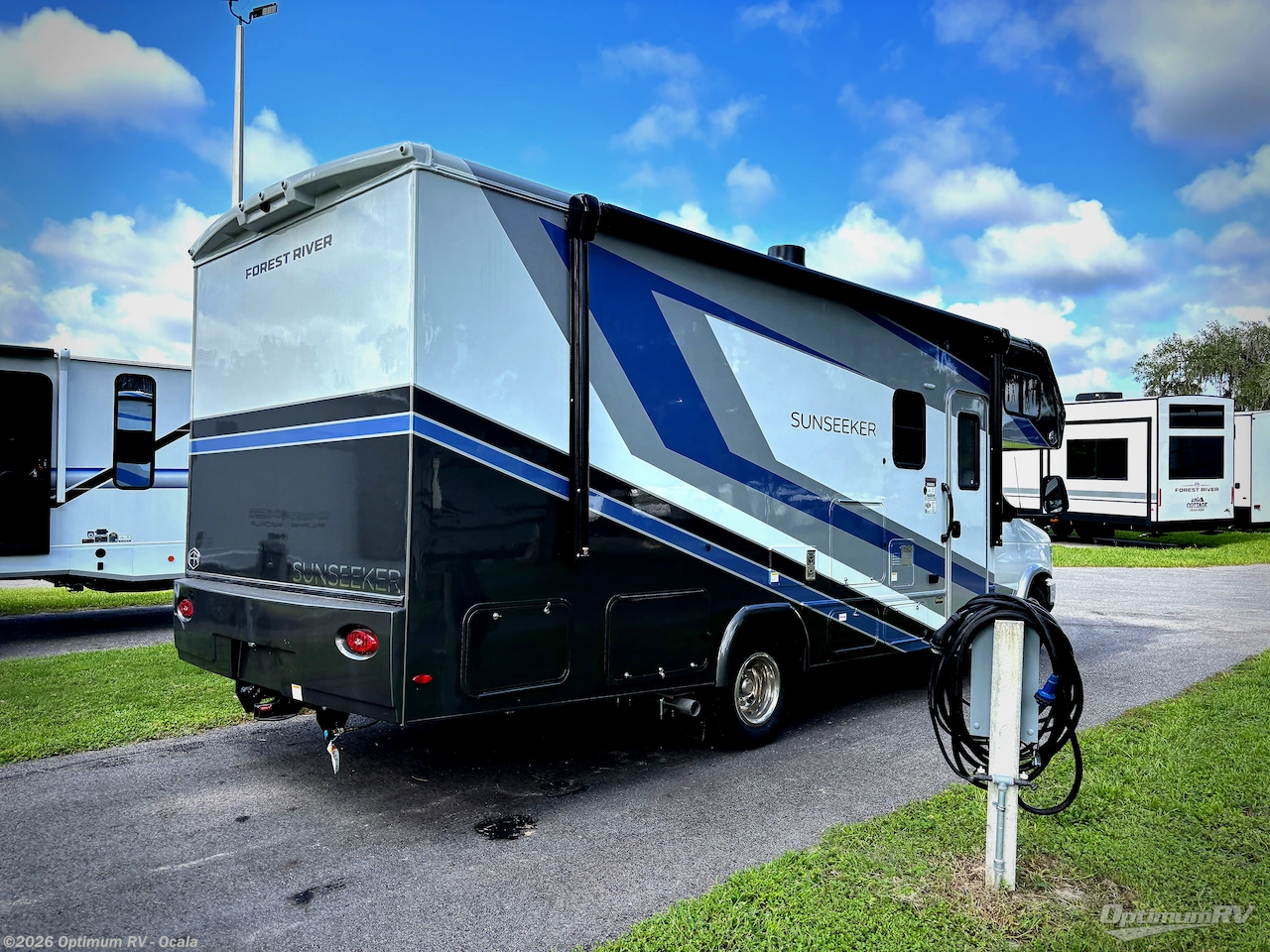 2027 Forest River Sunseeker 2440DS - New Class C For Sale by Optimum RV - Ocala in Ocala, Florida features Awning, Slideout