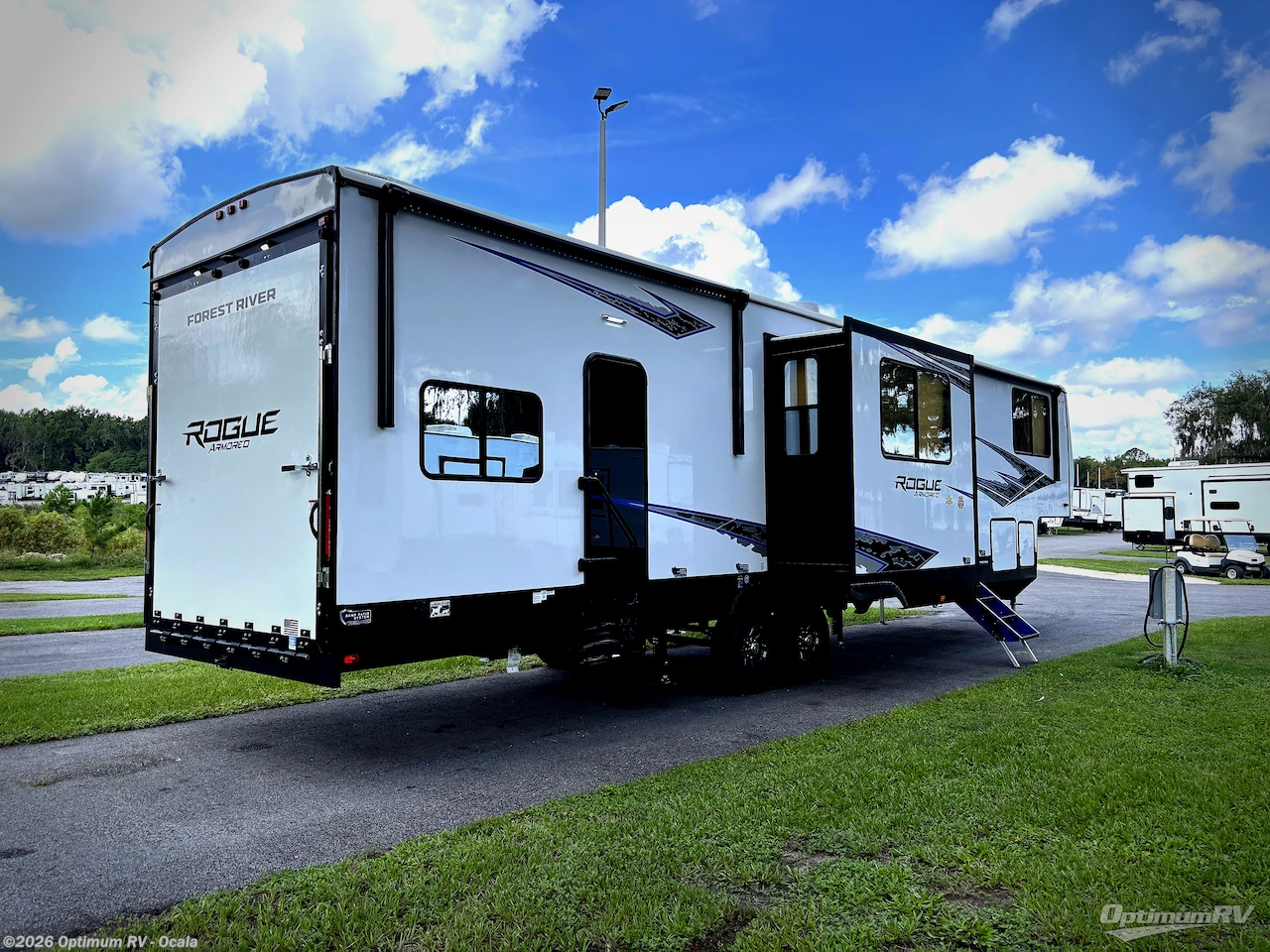 2027 Forest River Vengeance Rogue Armored 351G2 - New Fifth Wheel For Sale by Optimum RV - Ocala in Ocala, Florida features Awning, Slideout