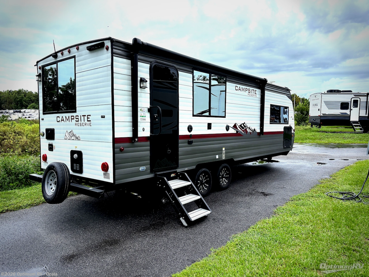 2025 Forest River Campsite Reserve 23BM - Used Travel Trailer For Sale by Optimum RV - Ocala in Ocala, Florida features Slideout, Awning