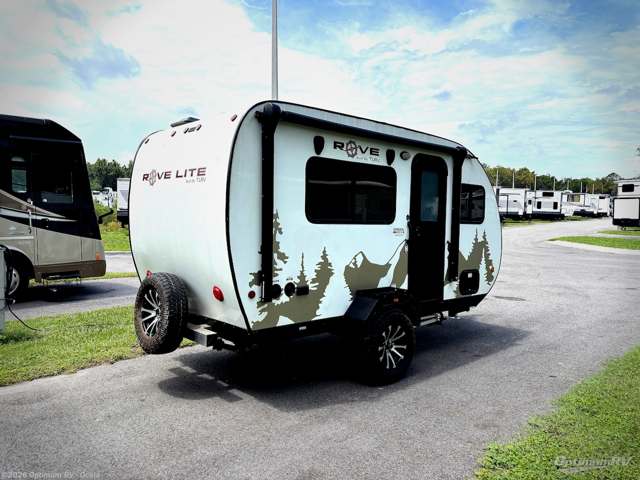 2023 Travel Lite Rove Lite 14FLEV - Used Travel Trailer For Sale by Optimum RV - Ocala in Ocala, Florida features Awning