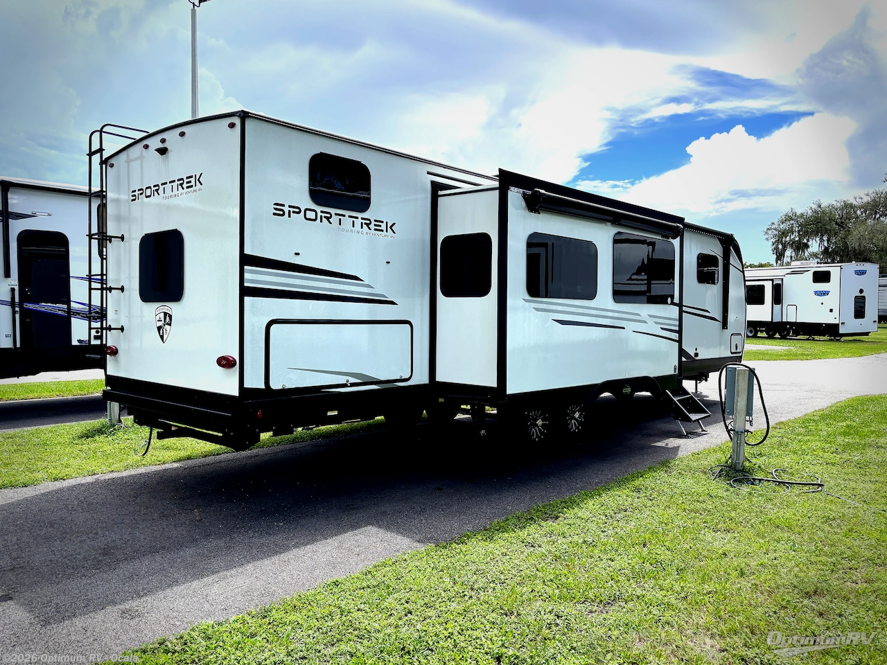 2026 Venture RV SportTrek Touring Edition STT343VIB - New Travel Trailer For Sale by Optimum RV - Ocala in Ocala, Florida features Slideout, Awning