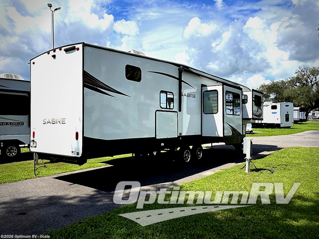 2024 Forest River Sabre 37FLH - Used Fifth Wheel For Sale by Optimum RV - Ocala in Ocala, Florida features Awning, Slideout