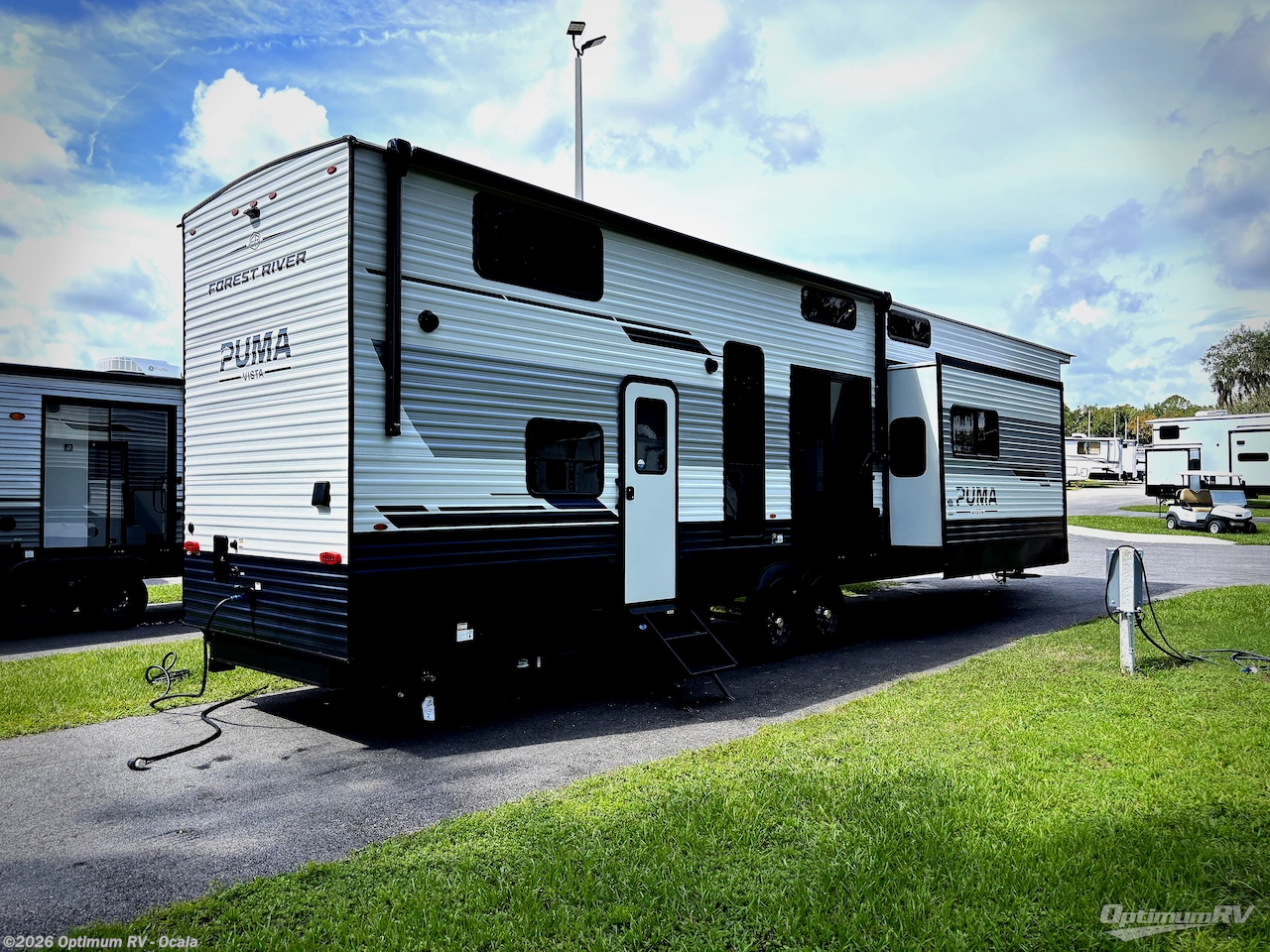 2027 Forest River Puma Vista 403LFT - New Destination Trailer For Sale by Optimum RV - Ocala in Ocala, Florida features Slideout, Awning