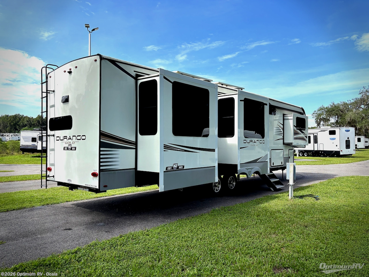 2023 K-Z Durango Gold G391RKF - Used Fifth Wheel For Sale by Optimum RV - Ocala in Ocala, Florida features Awning, Slideout
