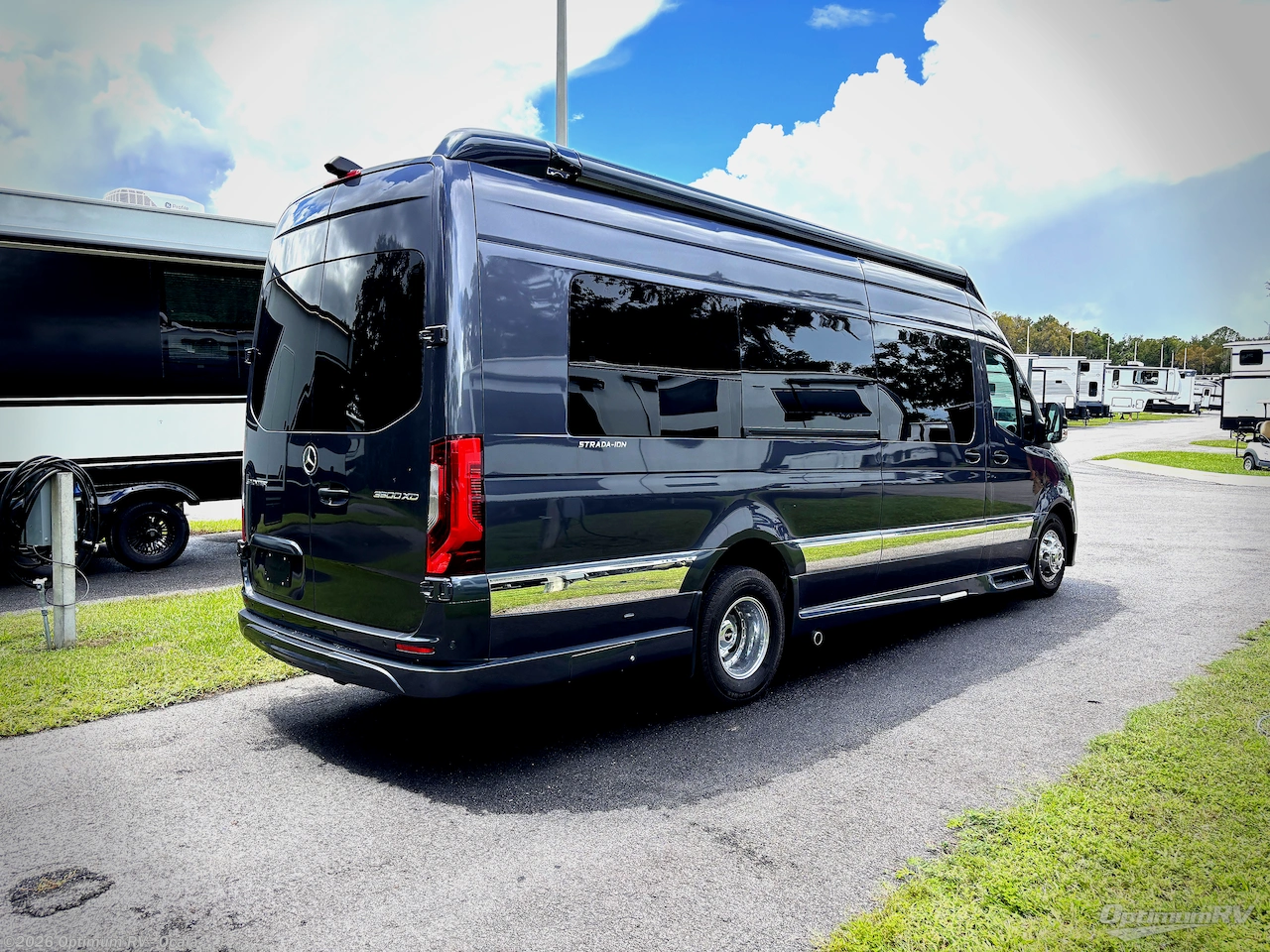 2023 Grech RV Terreno-ion Lounge - Used Class B For Sale by Optimum RV - Ocala in Ocala, Florida features Awning