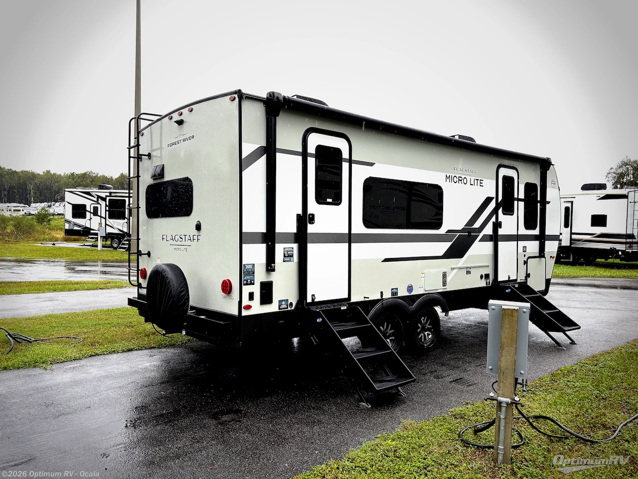 2027 Forest River Flagstaff Micro Lite 25SRK - New Travel Trailer For Sale by Optimum RV - Ocala in Ocala, Florida features Slideout, Awning