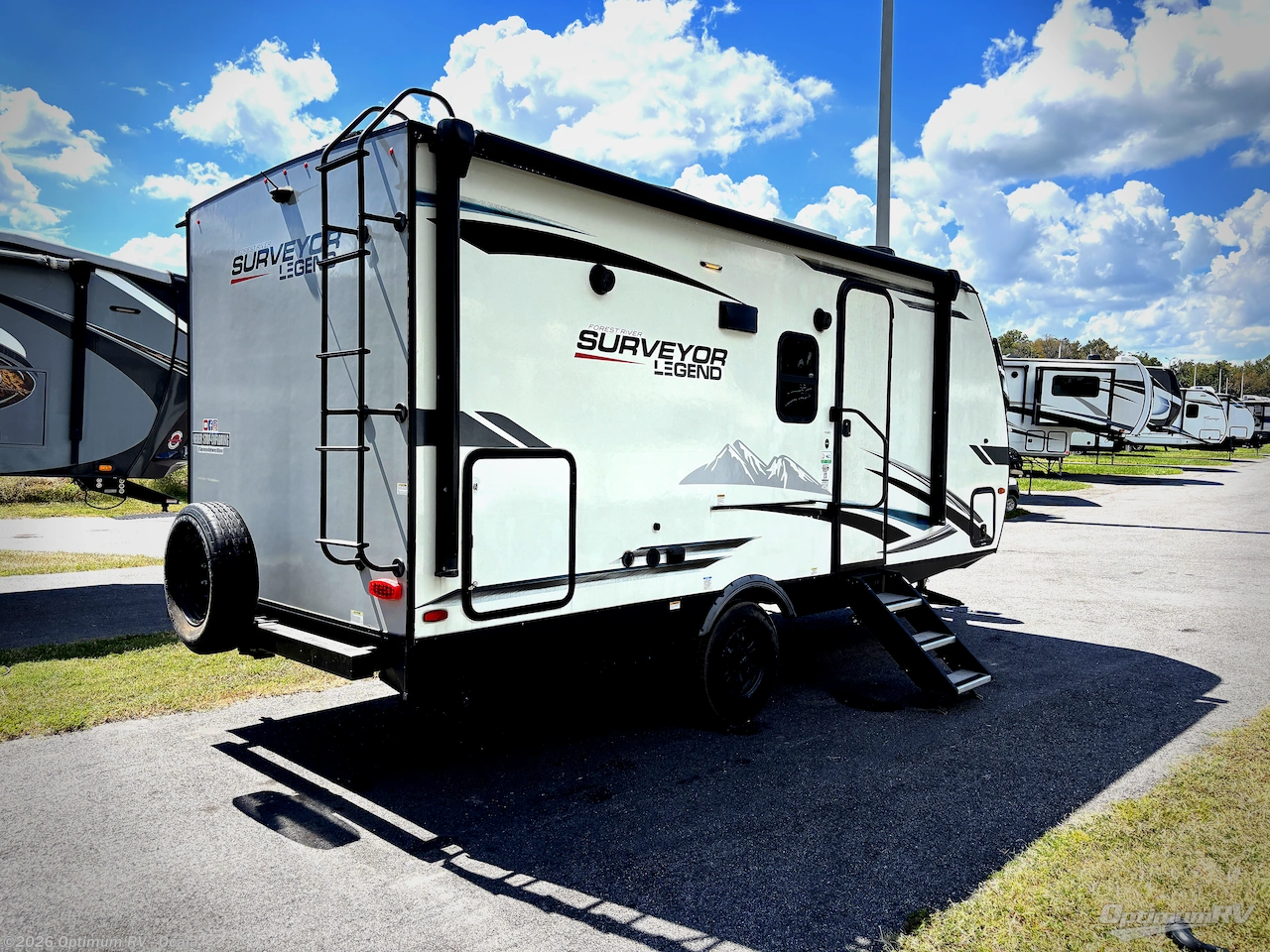 2022 Forest River Surveyor Legend 19MBLE - Used Travel Trailer For Sale by Optimum RV - Ocala in Ocala, Florida features Awning, Slideout