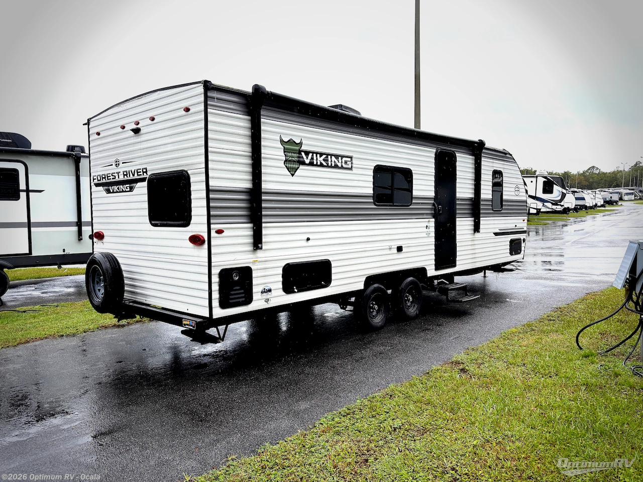2025 Forest River Viking 5K Series 26BH - Used Travel Trailer For Sale by Optimum RV - Ocala in Ocala, Florida features Awning