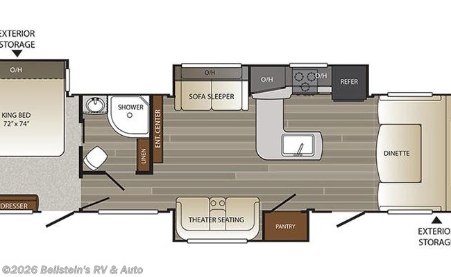 2018 Keystone Outback Super-Lite 332FK Floorplan
