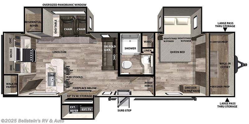 2021 Forest River Vibe 31ML Floorplan