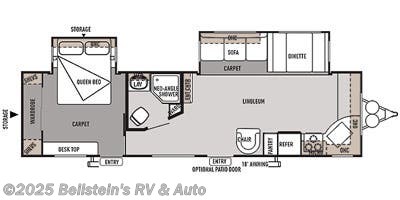 2014 Forest River Wildwood 29FKBS Floorplan