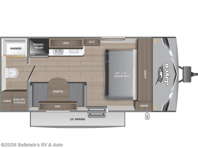 2026 Jayco Jay Flight SLX 170FQW Floorplan