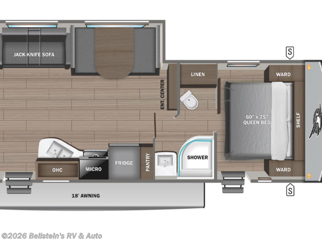 2026 Jayco Jay Flight SLX 262RLSW Floorplan