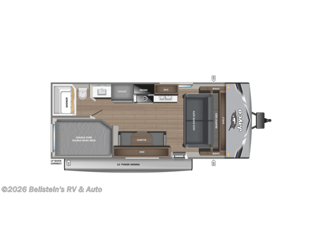 2026 Jayco Jay Flight SLX 211MBW Floorplan