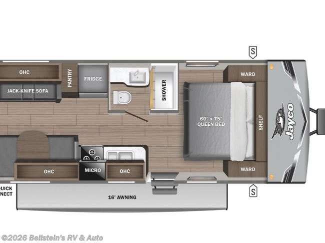 2026 Jayco Jay Flight SLX 210QBW Floorplan