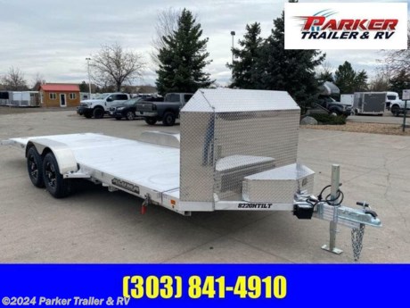 ALUMA 8220 ANNIVERSARY TILT TRAILER
STANDARD FEATURES:
A-FRAME ALUMINUM TONGUE, 44.5 INCHES LONG WITH 2-5/16 INCH COUPLER
BREAKAWAY KIT
SAFETY CHAINS
PADDED TONGUE JACK, 2,500 LB CAPACITY
ST205/75R14 LRC RADIAL TIRES (1,760 LB CAP/TIRE)
ALUMINUM WHEELS 5-4.5 BHP
(2) 3,500 LB RUBBER TORSION AXLES- EASY LUBE HUBS
ELECTRIC BRAKES
REMOVABLE ALUMINUM TEARDROP FENDERS
EXTRUDED ALUMINUM FLOOR
CONTROL VALVE TO ADJUST RATE OF DESCENT
BED LOCKS FOR TRAVEL AND FOR LOCKING BED IN UP POSITION
FRONT RETAINING RAIL
(8) STAKE POCKETS (4 PER SIDE)
(4) RECESSED TIE RINGS
LED LIGHTING PACKAGE
TILT = 11 DEGREES / 8.5 DEGREES / 7.5 DEGREES
5 YEAR WARRANTY
CASH, CHECK OR FINANCED PRICE
FINANCING AVAILABLE TO THOSE WHO QUALIFY
NOT RESPONSIBLE FOR TYPOGRAPHICAL ERRORS