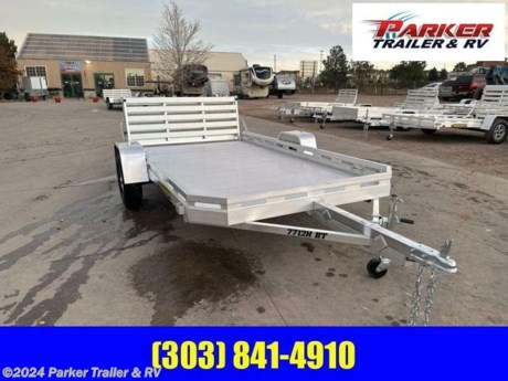 ALUMA 7712H-S-TG SINGLE AXLE TRAILER
STANDARD FEATURES:
2 INCH COUPLER
A-FRAMED ALUMINUM TONGUE, 48 INCHES LONG
SWIVEL TONGUE JACK, 800 LB CAPACITY
SAFETY CHAINS
ALUMINUM FENDERS
ALUMINUM WHEEL, 5 ON 4.5 BOLT PATTERN
ST205/75R14 LRC RADIAL TIRES (1760 LB CAP/TIRE)
3500 LB RUBBER TORSION AXLE W/ EASY LUBE HUBS
EXTRUDED ALUMINUM FLOOR
FRONT AND SIDE RETAINING WALLS
(4) STAKE POCKETS (2 PER SIDE)
ALUMINUM TAILGATE - 77.5 INCHES WIDE x 44 INCHES LONG
OVERALL WIDTH = 101.5 INCHES
OVERALL LENGTH = 194.5 INCHES
5 YEAR WARRANTY
LED LIGHTING PACKAGE
CASH, CHECK OR FINANCED PRICE
FINANCING AVAILABLE TO THOSE WHO QUALIFY
NOT RESPONSIBLE FOR TYPOGRAPHICAL ERRORS