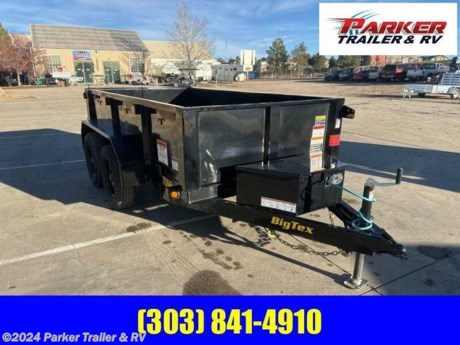 5X10 TANDEM AXLE DUMP 
70SR-10-5WDD
MADE IN THE U.S.A.
THE 70SR FROM BIG TEX IS A LIGHT-DUTY BUT DURABLE DUMP TRAILER. THIS UNIT IS EQUIPPED WITH A STRAIGHT RAM HYDRAULIC LIFTING SYSTEM, INTERSTATE BATTERY, LOCKING PUMP BOX AND LED LIGHTS. HAVE CONFIDENCE WHEN HAULING MULCH, DIRT , GRAVEL AND OTHER LIGHT LOADS AROUND THE HOME OR FARM.
STANDARD FEATURES:
2-5/16 INCH COUPLER
LOCKABLE PUMP &amp;amp; BATTERY BOX MOUNTED IN FRONT OF BED
REMOVABLE SAND FOOT ON JACK
2,000 LB TOP WIND JACK (BOLTED ON)
COMPLETE BREAK-A-WAY SYSTEM WITH CHARGER
SINGLE CYLINDER LIFT
45 DEGREE DUMP ANGLE
TARP BRACKETS
J-HOOKS FOR TIE DOWN
20 INCH, 16 GAUGE SIDES WITH FORMED CHANNEL SUPPORTS
RADIAL TIRES ST205/75R15 LOAD RANGE C
15 INCH x 5 INCH BLACK SPOKE 5 ON 5 LUG WHEEL
DIAMOND PLATE FENDERS
EZ LUBE HUBS
NEV-R-ADJUST ELECTRIC BRAKES
LIPPERT BRAND AXLES
CAMBERED AXLES
MULTI-LEAF SPRING WITH EQUALIZER
GROMMET MOUNT SEALED LIGHTING
L.E.D. LIGHTING PACKAGE
PROTECTED WIRING
SUPERIOR QUALITY FINISH IS APPLIED FOR A HIGHLY DECORATIVE AND PROTECTIVE FINISH
CASH, CHECK, OR FINANCED PRICE
FINANCING AVAILABLE FOR THOSE WHO QUALIFY
NOT RESPONSIBLE FOR TYPOGRAPHICAL ERRORS