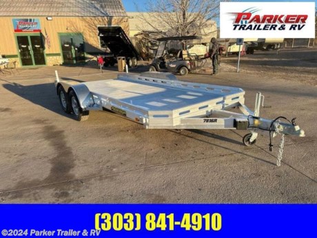 7816TA-EL-R-TR-RTD-ALUMA TANDEM AXLE UTILITY TRAILER
STANDARD FEATURES:
2-5/16 INCH COUPLER
A-FRAME ALUMINUM TONGUE, 48 INCHES LONG
BREAK-AWAY KIT
SAFETY CHAINS
SINGLE WHEEL SWIVEL TONGUE JACK 1,500 LB CAPACITY
REMOVABLE ALUMINUM FENDERS
ALUMINUM WHEELS, 5 ON 4.5 LUG PATTERN
ST205/75R14 LRC RADIAL TIRES (1,760 LB CAP/TIRE)
(2) 3,500 LB RUBBER TORSION AXLES W/ EZ LUBE HUBS
ELECTRIC BRAKES
(2) DROP DOWN REAR STABILIZER JACKS
(2) 5 FOOT ALUMINUM RAMPS WITH STORAGE UNDERNEATH
EXTRUDED ALUMINUM FLOOR
FRONT AND SIDE RETAINING RAILS
(6) STAKE POCKETS (3 PER SIDE)
(4) RECESSED TIE RINGS
LED LIGHTING PACKAGE
5 YEAR WARRANTY
CASH, CHECK OR FINANCED PRICE
FINANCING AVAILABLE TO THOSE WHO QUALIFY
NOT RESPONSIBLE FOR TYPOGRAPHICAL ERRORS