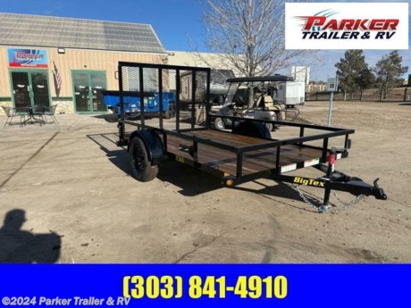 6.5X10 SINGLE AXLE UTILITY
MADE IN THE U.S.A.
AT A GENEROUS 83 INCHES WIDE, THE 35SA SINGLE AXLE UTILITY TRAILER FROM BIG TEX IS IDEAL FOR HOME AND GARDEN TASKS AND CAN EVEN ACCOMMODATE MANY SIDE-BY-SIDE MODELS.AVAILABLE X CONFIGURATIONS OF THE 35SA PUSH THE WIDTH TO 80 INCHES ADDING DECK SPACE, CAPABILITY AND VERSATILITY.
STANDARD FEATURES:
A-FRAME CHANNEL TONGUE
2 INCH COUPLER
2,000 LB TOP WIND JACK (BOLTED ON)
4-WAY FLAT CONNECTOR WITH LOOM
REMOVABLE SAND FOOT ON JACK
2 INCH PIPE TOP RAIL
(4) TIE DOWN LOOPS INSIDE BED
2 INCH TREATED PINE FLOOR
RADIAL TIRESST205/75R15 LOAD RANGE C
15 INCH X 5 INCH BLACK SPOKE 5 ON 5 WHEEL
EZ LUBE HUBS
DEXTER BRAND AXLE
BRAKE FLANGES ON AXLE FOR EASY BRAKE ADDITION
MULTI-LEAF SPRING
GROMMET MOUNT SEALED LIGHTING
L.E.D. LIGHTING PACKAGE
PROTECTED WIRING
RAMP GATE
SUPERIOR QUALITY FINISH IS APPLIED FOR A HIGHLY DECORATIVE AND PROTECTIVE FINISH
CASH, CHECK, OR FINANCED PRICE
FINANCING AVAILABLE FOR THOSE WHO QUALIFY
NOT RESPONSIBLE FOR TYPOGRAPHICAL ERRORS