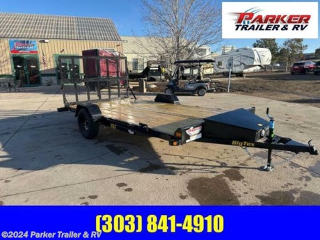 7X14 SINGLE AXLE UTV HAULER
THE BIG TEX 35UT IS A 14-FOOT UTV HAULER DESIGNED WITH TOY HAULING IN MIND. WITH A 2,995# G.V.W.R., BI-FOLD RAMP GATE AND 83-INCH WIDE OPEN-SIDE FRAME DESIGN LOADING AND UNLOADING ATVs AND UTVs FASTER AND EASIER WITH THE 35UT.
2&amp;quot; DEMCO EZ LATCH COUPLER
OVERSIZED TONGUE BOX FOR STORAGE
RUB RAIL AND STAKE POCKETS ALONG SIDES
(4) D-RINGS TO SECURE VEHICLE
REMOVABLE JEEP-STYLE FENDERS
SPARE TIRE MOUNT
RADIAL TIRES
BLACK MOD WHEELS
CAMBERED LIPPERT BRAND AXLE WITH EZ LUBE HUBS
GROMMET-MOUNT SEALED LIGHTING
L.E.D. LIGHTING PACKAGE
PROTECTED WIRING
BI-FOLD REAR RAMP GATE WITH COIL SPRING ASSIST
GENEROUS 83&quot; WIDE DECK
CASH, CHECK, OR FINANCED PRICE
FINANCING AVAILABLE TO THOSE WHO QUALIFY NOT RESPONSIBLE FOR TYPOGRAPHICAL ERRORS
