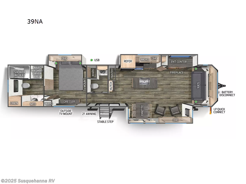 2024 Forest River Timberwolf 39NA RV for Sale in Selinsgrove, PA 17870