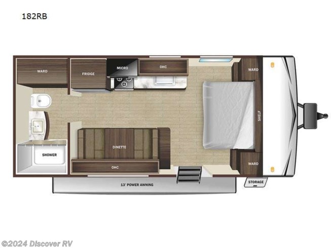 2024 Highland Ridge Open Range Conventional 182RB - New Travel Trailer For Sale by Discover RV in Lodi, California