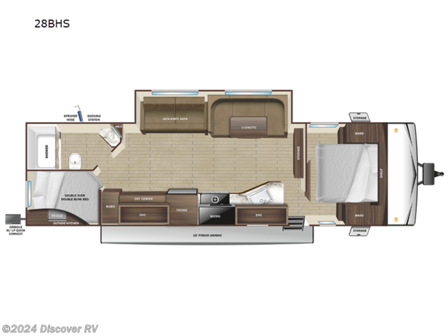 2024 Highland Ridge Open Range Conventional 28BHS - New Travel Trailer For Sale by Discover RV in Lodi, California