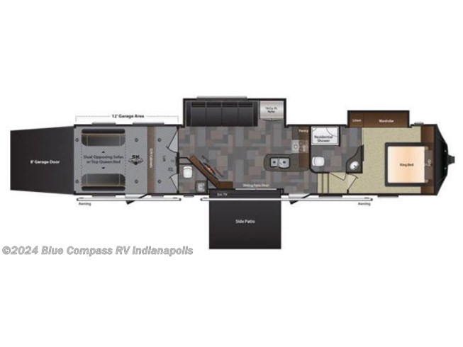 2017 Keystone Fuzion 420 - Used Fifth Wheel For Sale by Colerain Family RV - Indianapolis in Indianapolis, Indiana