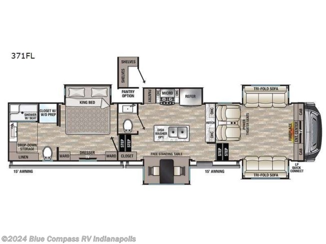 Used 2021 Forest River Cedar Creek 371FL available in Indianapolis, Indiana