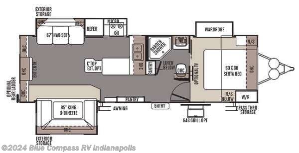 2014 Flagstaff Super Lite 27RLWS by Forest River from Blue Compass RV Indianapolis in Indianapolis, Indiana