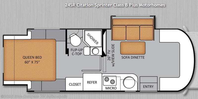 2014 Thor Motor Coach Citation 24SR - Used Class C For Sale by Blue Compass RV Indianapolis in Indianapolis, Indiana features Slideout