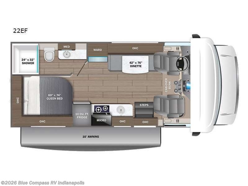 2026 Jayco Redhawk SE 22EF - New Class C For Sale by Blue Compass RV Indianapolis in Indianapolis, Indiana