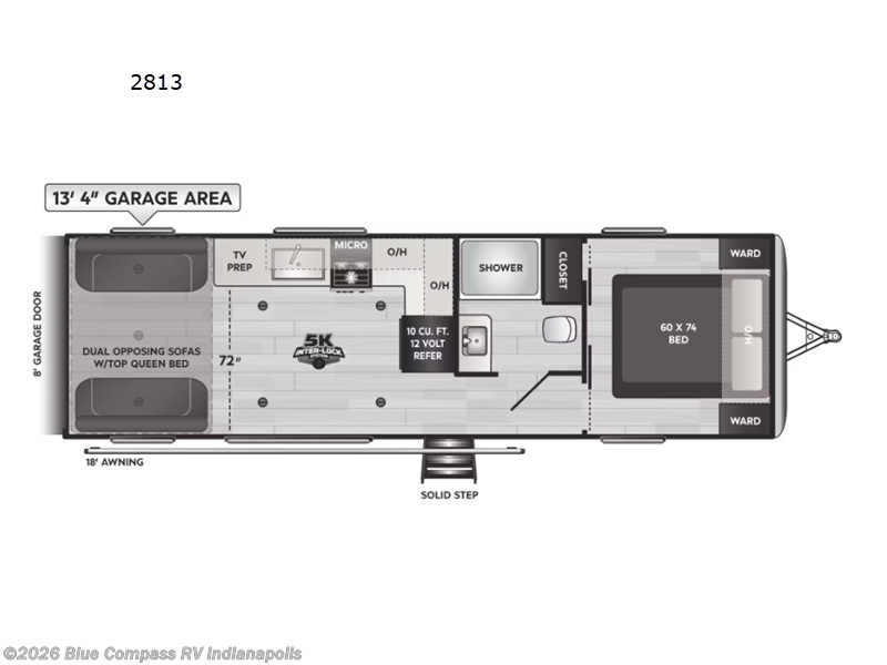 2024 Keystone Fuzion Impact Edition 2813 - Used Toy Hauler For Sale by Blue Compass RV Indianapolis in Indianapolis, Indiana