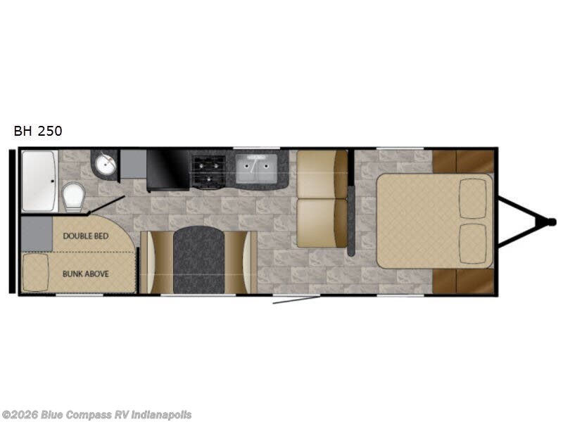 2018 Heartland Pioneer BH 250 - Used Travel Trailer For Sale by Blue Compass RV Indianapolis in Indianapolis, Indiana