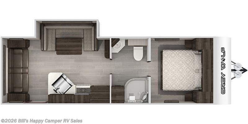 2020 Forest River Cherokee Grey Wolf 23MK - Used Travel Trailer For Sale by Bill's Happy Camper RV Sales in Mill Hall, Pennsylvania