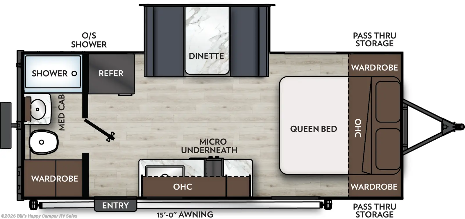 2026 Coachmen Apex Nano 190RBS - New Travel Trailer For Sale by Bill's Happy Camper RV Sales in Mill Hall, Pennsylvania features Stabilizer Jacks, Fire Extinguisher, Toilet, 30 Amp Service, LP Detector