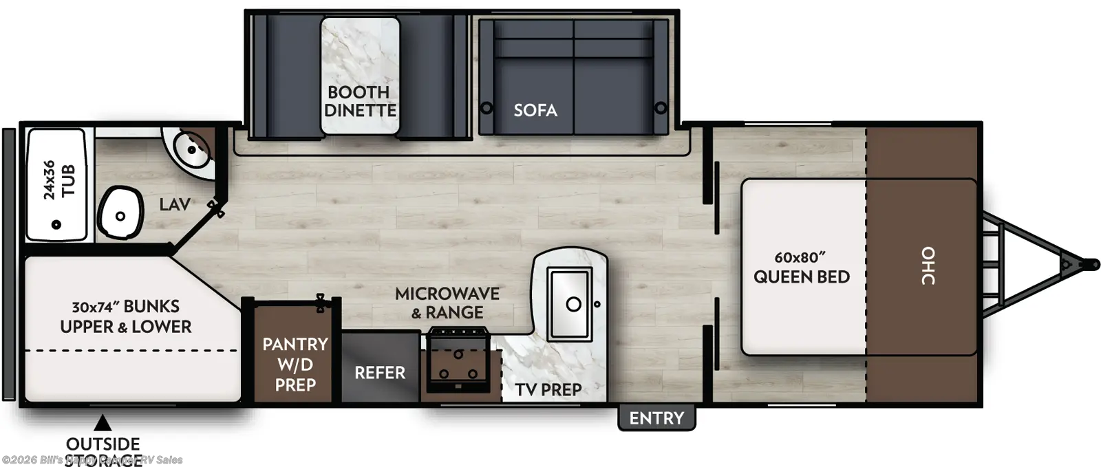 2026 Coachmen Apex Ultra-Lite X 26BHX - New Travel Trailer For Sale by Bill's Happy Camper RV Sales in Mill Hall, Pennsylvania features Solar Prep, Propane, Queen Mattress, Wardrobe(s), Furnace