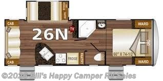 2020 Northwood Nash 26N - Used Travel Trailer For Sale by Bill's Happy Camper RV Sales in Mill Hall, Pennsylvania