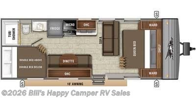 2020 Jayco Jay Flight SLX 264BH - Used Travel Trailer For Sale by Bill's Happy Camper RV Sales in Mill Hall, Pennsylvania features Cable Prepped, Converter, Kitchen Sink, CO Detector, Propane
