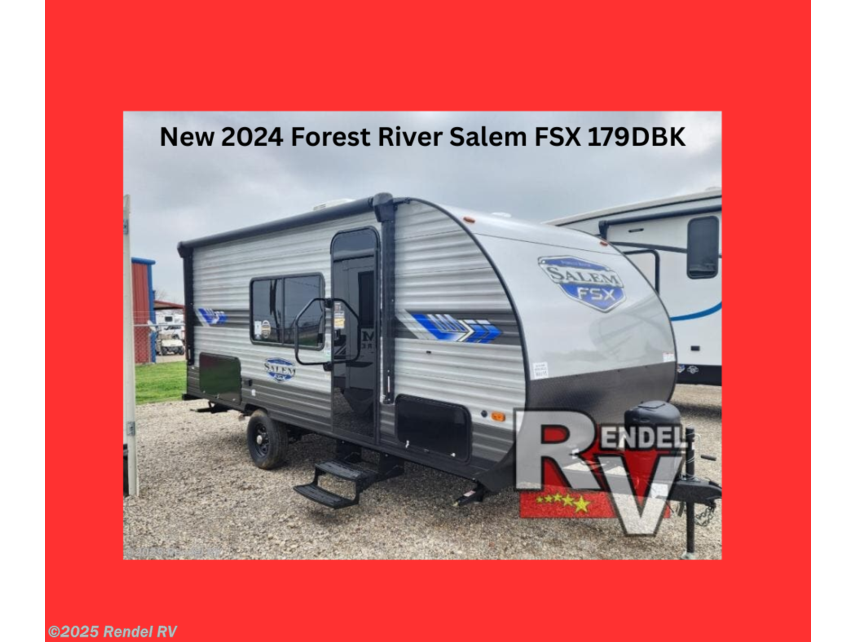 New 2024 Forest River Salem FSX 179DBK available in  Rice, Texas