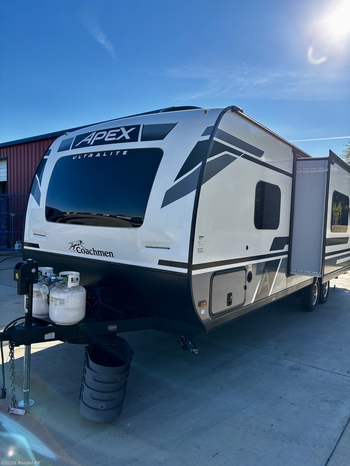 2024 Coachmen Apex 251RBK - Used Travel Trailer For Sale by Rendel RV in Rice, Texas features TV Antenna, Air Conditioning, Furnace, Stereo System, Queen Bed