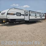 2021 Forest River Wildwood 31KQBTS - Used Travel Trailer For Sale by Rendel RV in Rice, Texas features Microwave, Pantry, 50 Amp Service, Stove, Shower