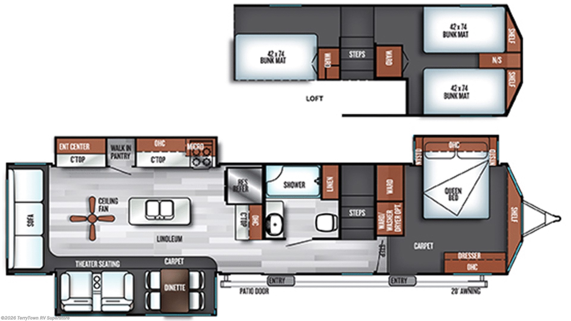 2019 Forest River Rv Salem Villa Grand 42dlts For Sale In Grand