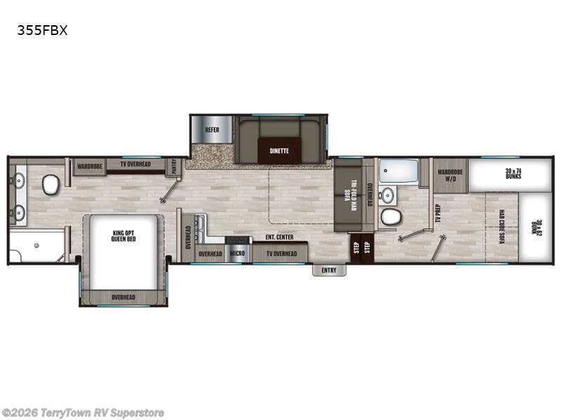 2022 Coachmen Chaparral X Edition 355FBX - New Fifth Wheel For Sale by TerryTown RV Superstore in Grand Rapids, Michigan features Slideout