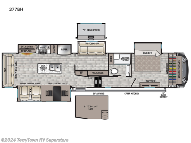 2022 Forest River Cedar Creek 377BH - New Fifth Wheel For Sale by TerryTown RV Superstore in Grand Rapids, Michigan